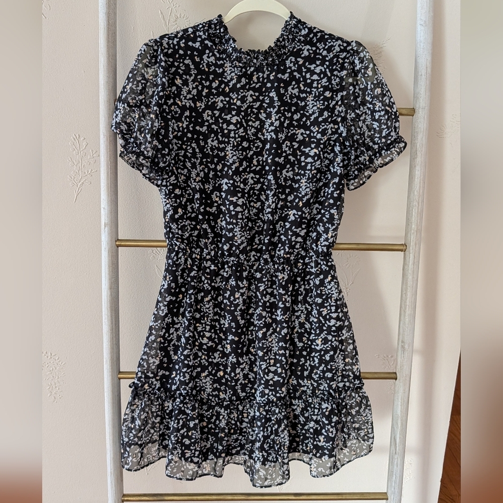 Black and White Mini Dress